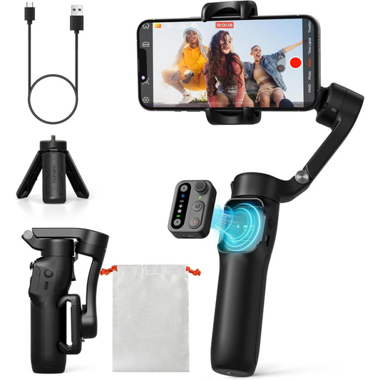 Smart SE Gimbal Stabilizer for Android & iPhone Phone Stabilizer with Detachable Remote Control