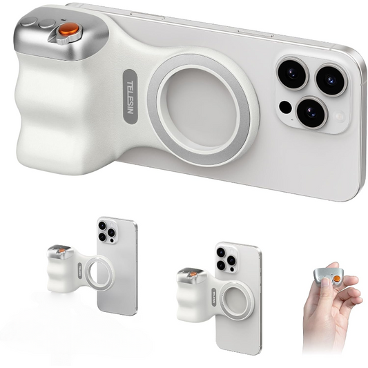 Magnetic suction handle Wireless remote control with fill light & tripod for iPhone & Android