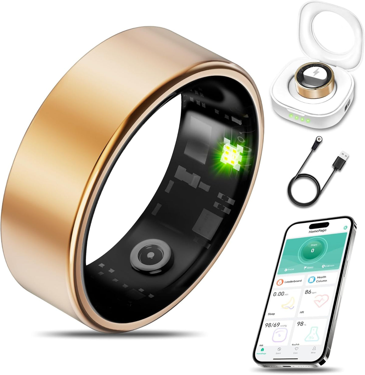 AI Smart Health Ring for Men & Women
