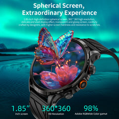 LOKMAT Smart Watch with 1.85-inch Large Screen Supports SIM Card & GPS Real-time