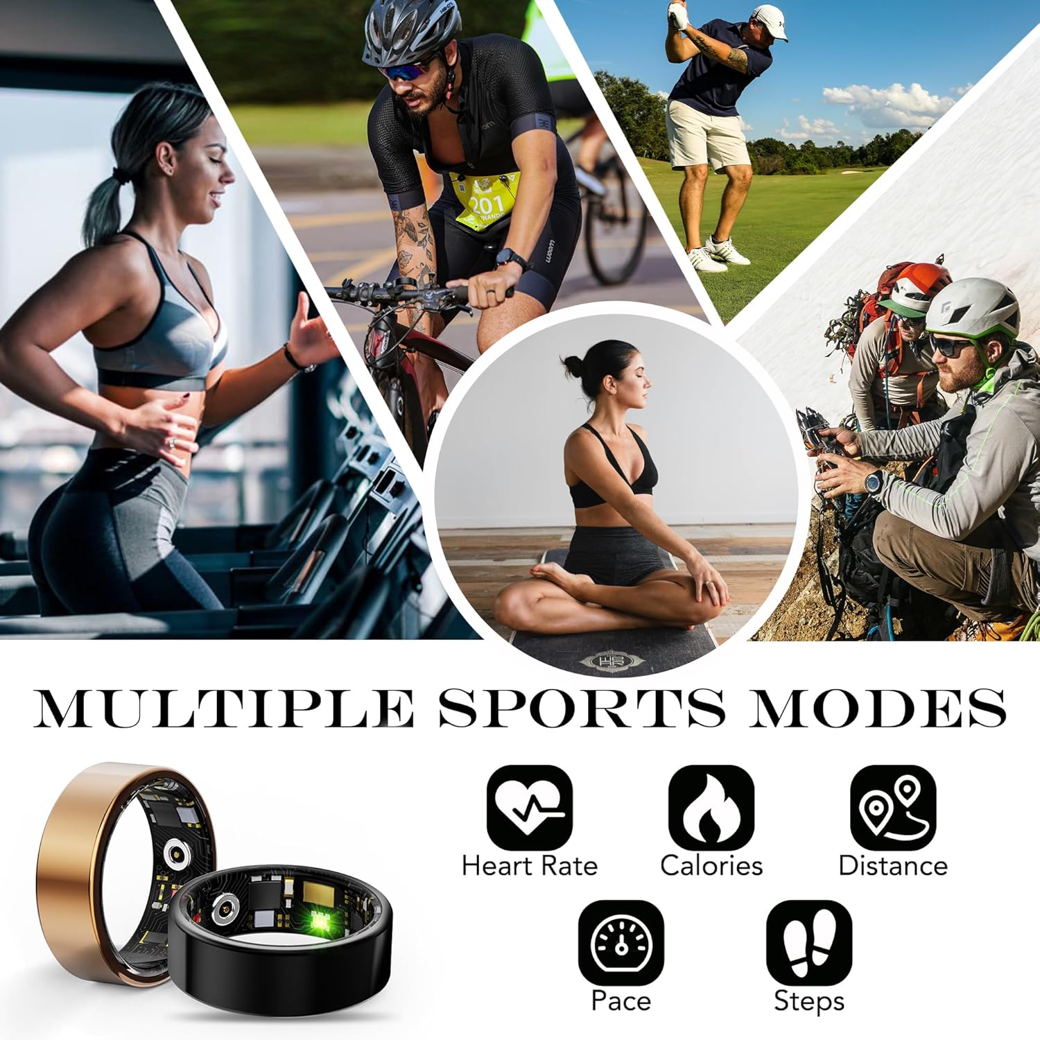 AI Smart Health Ring for Men & Women