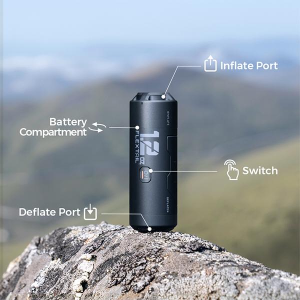 FLEXTAIL Zero Pump 1.2 oz Ultra-Mini Portable Electric air Pump