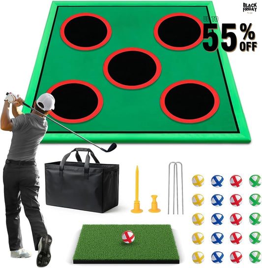 Golf Pong Indoor & Outdoor Set Game for Christmas Gift