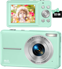 32GB Digital Camera FHD 1080P Digital Point with 16X Zoom Anti Shake