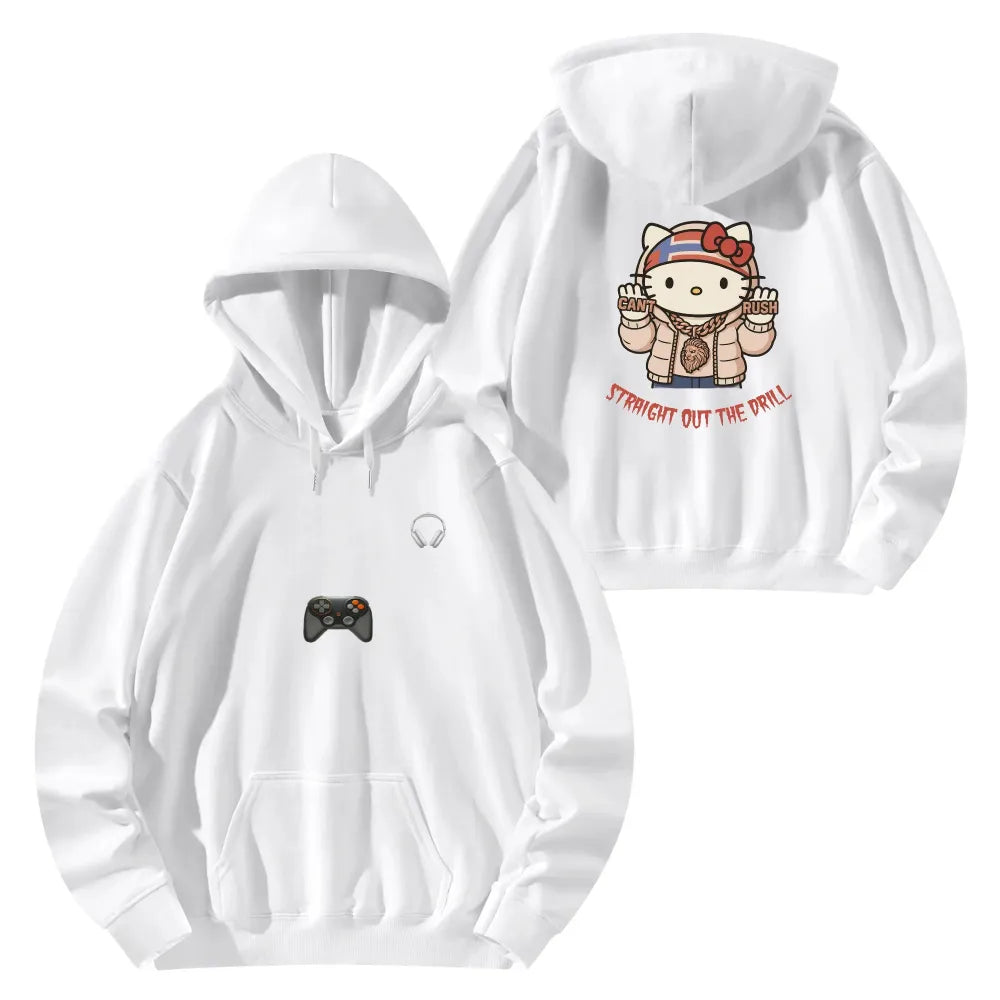 Front & Back Printing Adult Cotton Hoodie