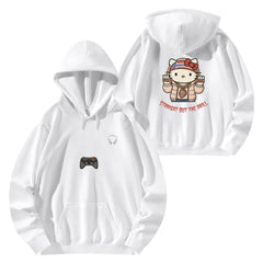 Front & Back Printing Adult Cotton Hoodie