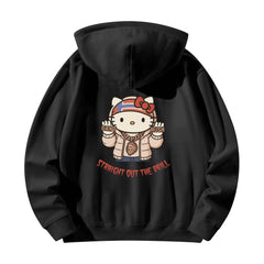 Front & Back Printing Adult Cotton Hoodie