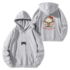 Front & Back Printing Adult Cotton Hoodie