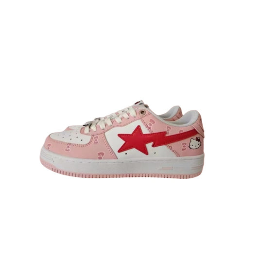 Kitty color matching star board shoes dunk