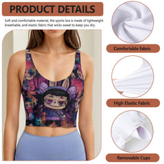 Women's Printed Sports Vest