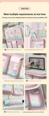 Kitty car seat back storage bag