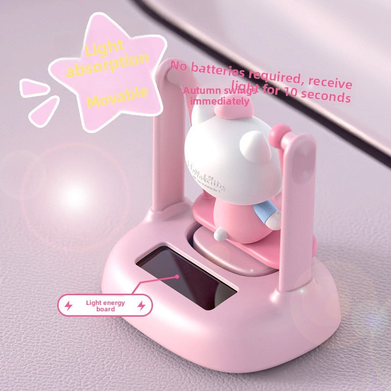 Hello kitty solar car decoration ornament perfume car freshener