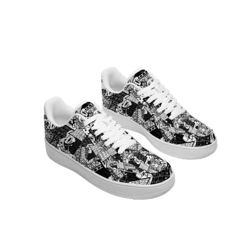 Pro Classic Low-Top Sneakers: Timeless White