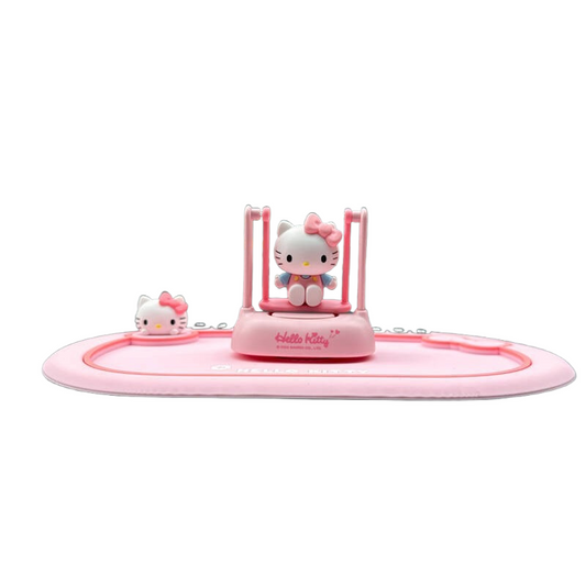 Hello kitty solar car decoration ornament perfume car freshener