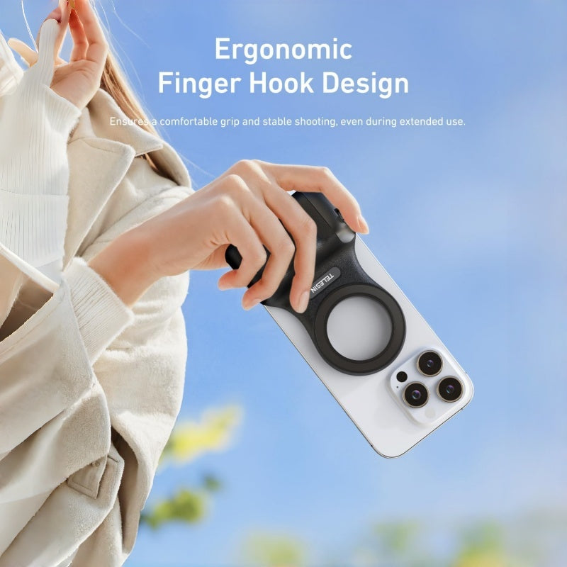 Magnetic suction handle Wireless remote control with fill light & tripod for iPhone & Android