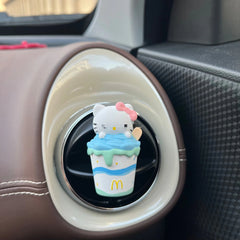 Kitty Aromatherapy Gypsum Car Trend Pendant Ornament car accessories