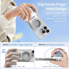 Magnetic suction handle Wireless remote control with fill light & tripod for iPhone & Android