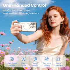 Magnetic suction handle Wireless remote control with fill light & tripod for iPhone & Android