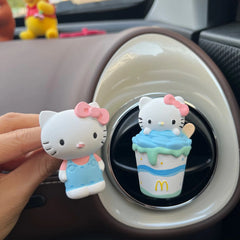Kitty Aromatherapy Gypsum Car Trend Pendant Ornament car accessories