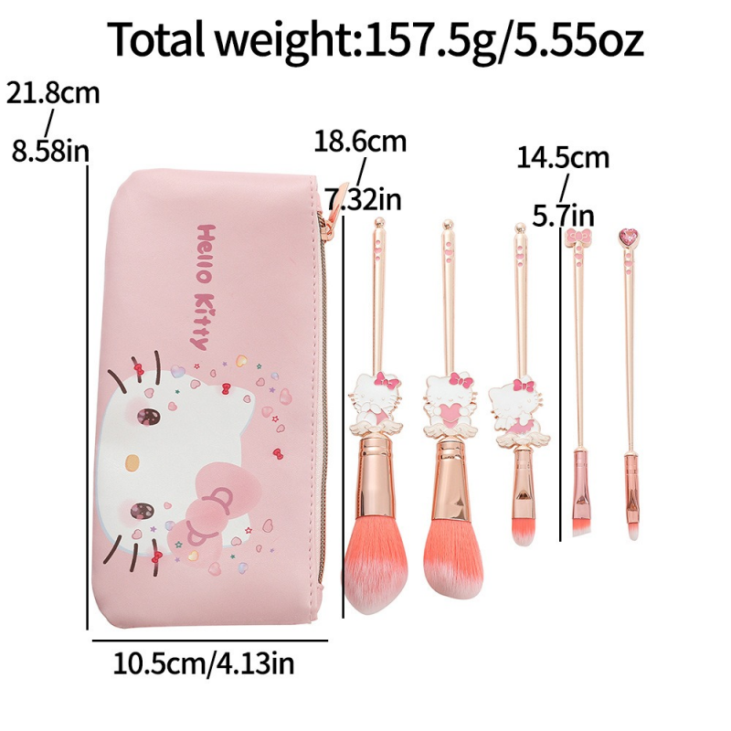 Kitty makeup brush