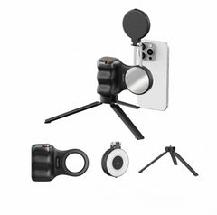 Magnetic suction handle Wireless remote control with fill light & tripod for iPhone & Android