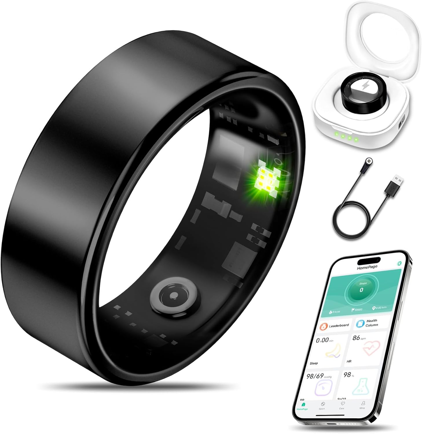 AI Smart Health Ring for Men & Women
