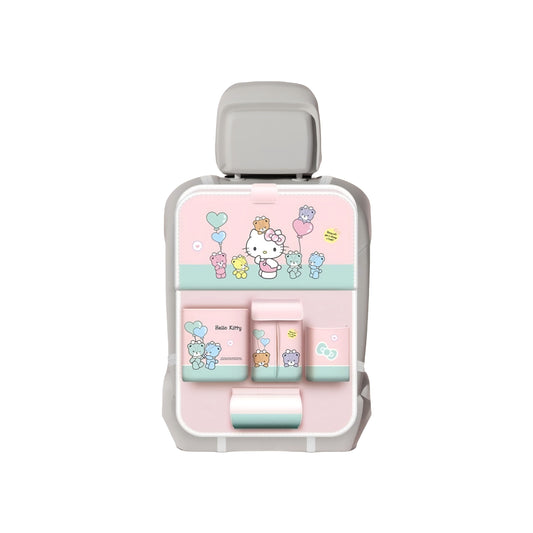 Kitty car seat back storage bag