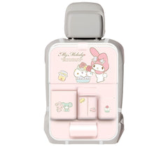 Kitty car seat back storage bag