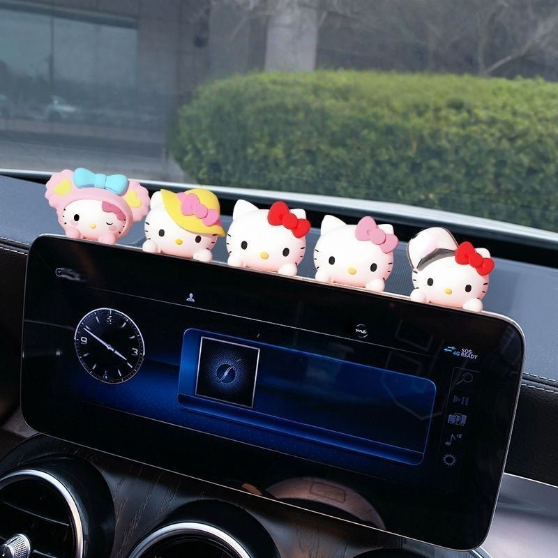 Hello Kitty 3D car ornament set (5 pieces) car accessories