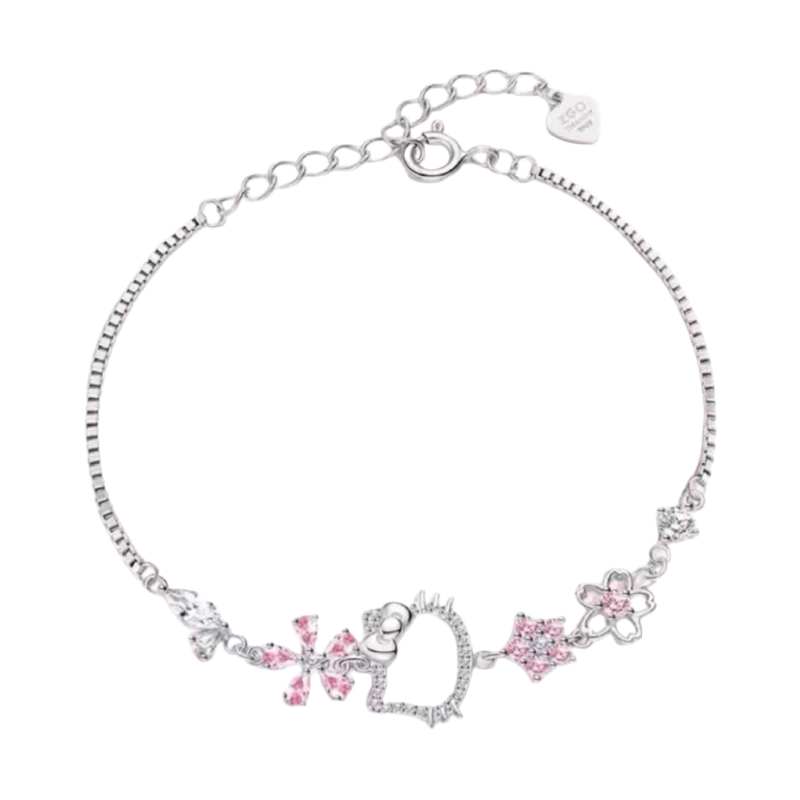 Hello Kitty Sakura design Bracelet women bracelet fashion accessories