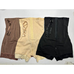 Shapewear for women with tummy control shorts with adjustable straps and lace edges