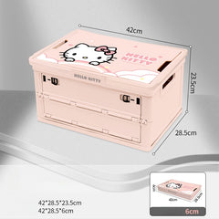 Hello Kitty organizer box folding storage box car accessories