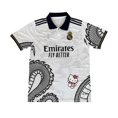 Hello Kitty Real Madrid & Barca Football Jerseys Short Sleeves