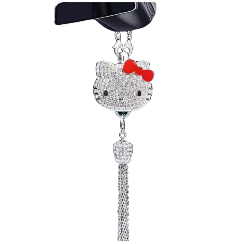 Hello Kitty diamond-encrusted car pendant car accessories