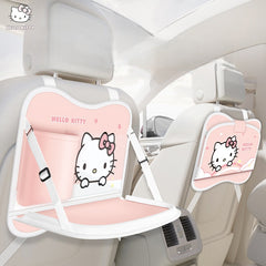 Hello Kitty car storage bag with folding table car accessories