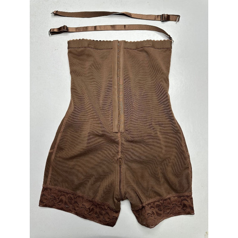 Shapewear for women with tummy control shorts with adjustable straps and lace edges