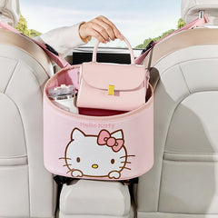 Hello Kitty car storage bag armrest bag large capacity car accessories