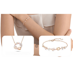 Hello Kitty Rose Gold Wreath Bracelet