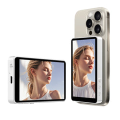 Bluetooth remote control magnetic phone Vlog selfie monitor screen 1800 mAh bettery