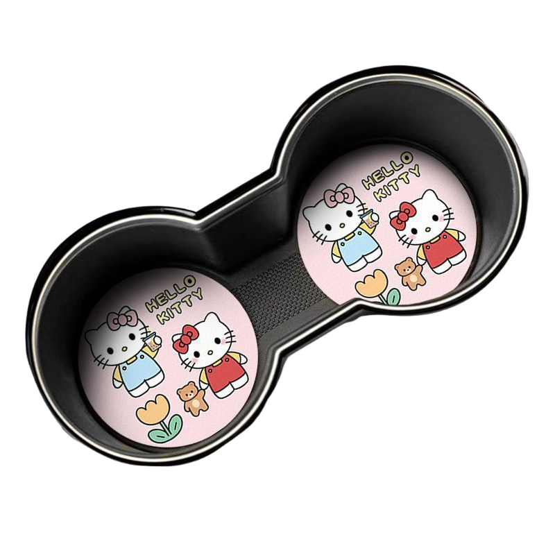 Hello kitty Car Coaster cup mat car accessories