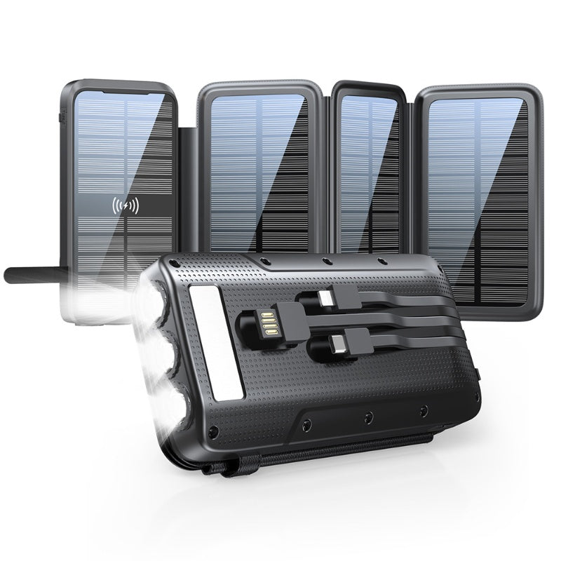 43800mAh Solar phone charger portable power bank 3A super charger