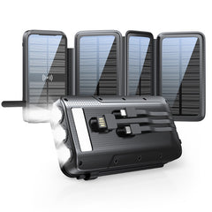 43800mAh Solar phone charger portable power bank 3A super charger