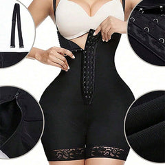 Shapewear for women with tummy control shorts with adjustable straps and lace edges