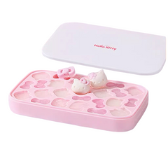 Hellokitty ice grid mold food grade silicone press ice box