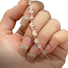 Hello Kitty Rose Gold Wreath Bracelet