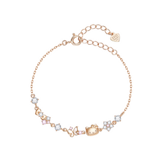 Hello Kitty Rose Gold Wreath Bracelet