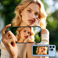Bluetooth remote control magnetic phone Vlog selfie monitor screen 1800 mAh bettery