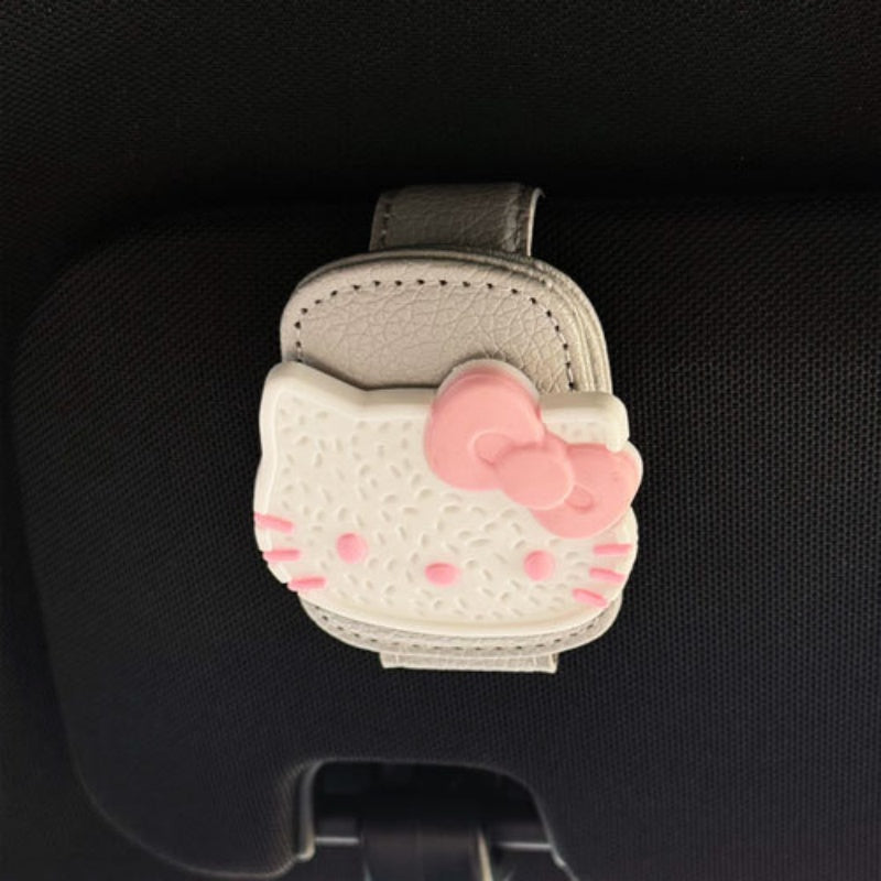 Hello Kitty design sunglasses holder car accessories Buy 1 get 1 free
