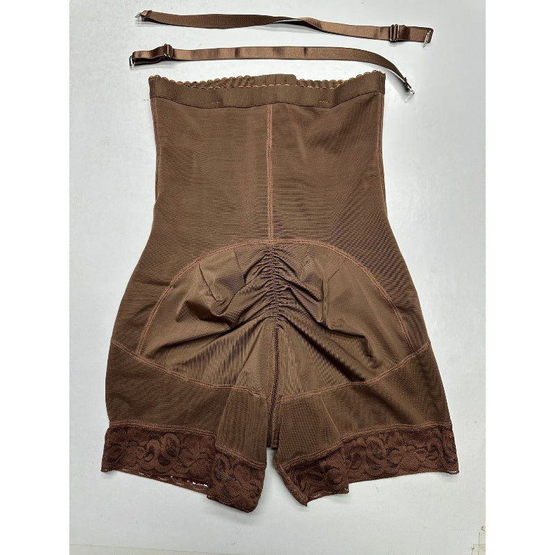 Shapewear for women with tummy control shorts with adjustable straps and lace edges