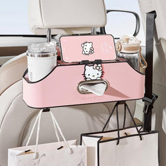 HelloKitty Car Seat Back Shelf Storage Box